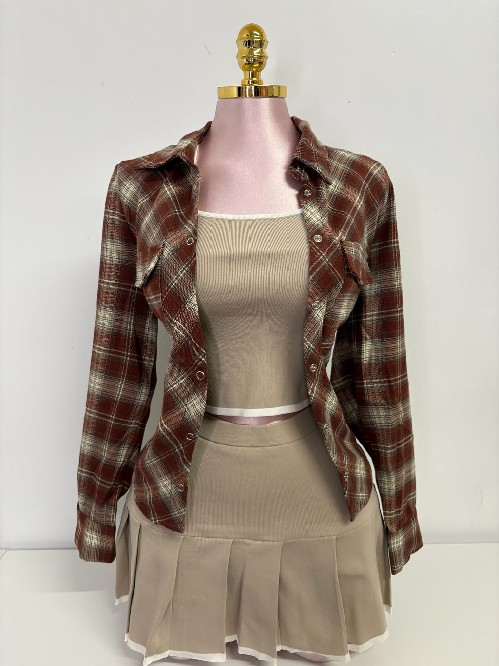 Autumn Plaid Shirt – Rust Bro