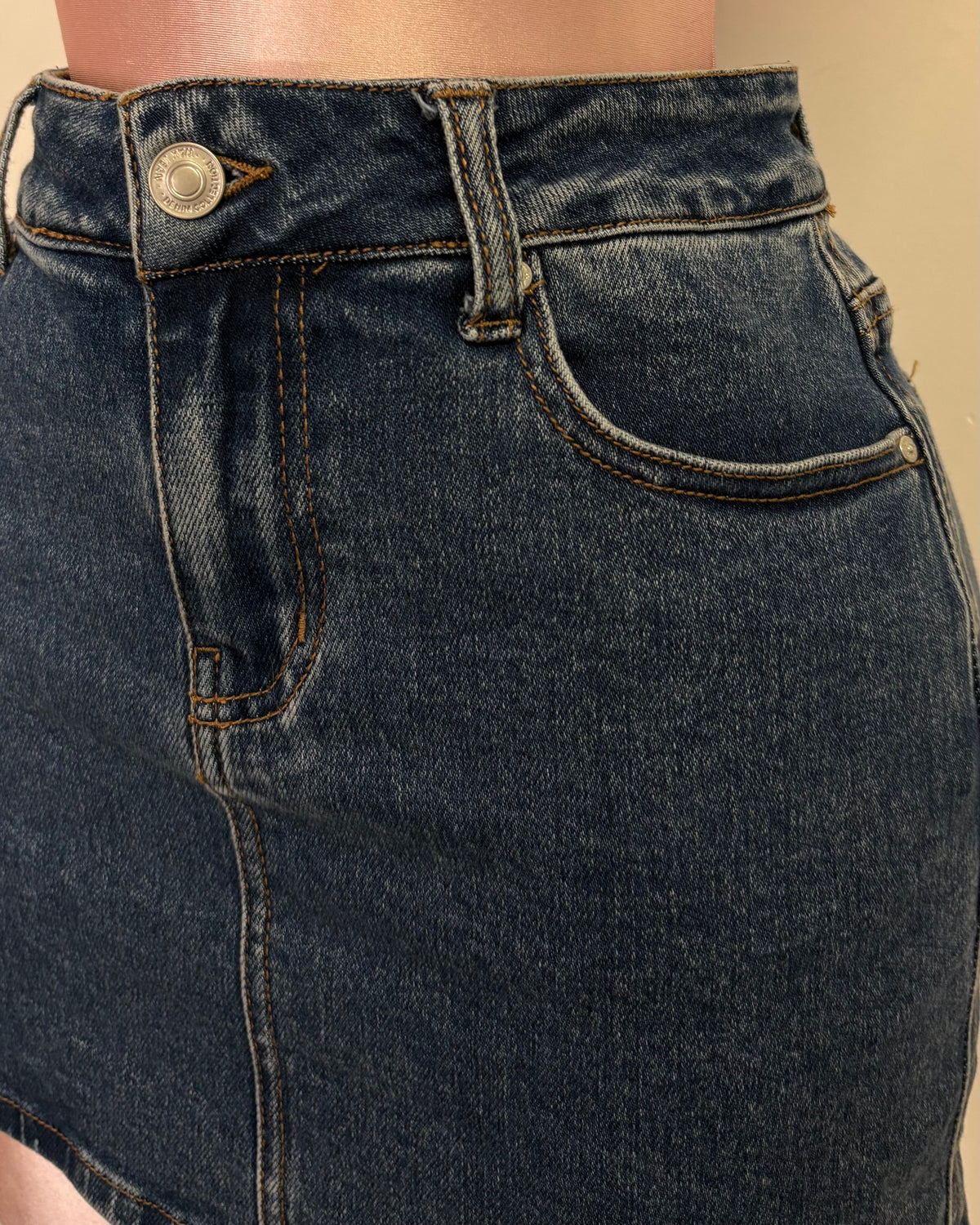 Dark Denim Skirt