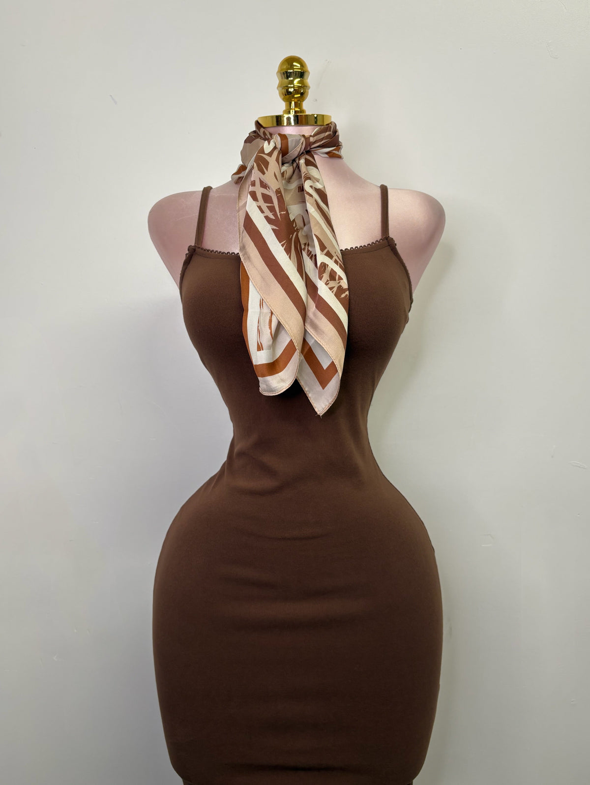 The Bella Midi Dress – Chocolate