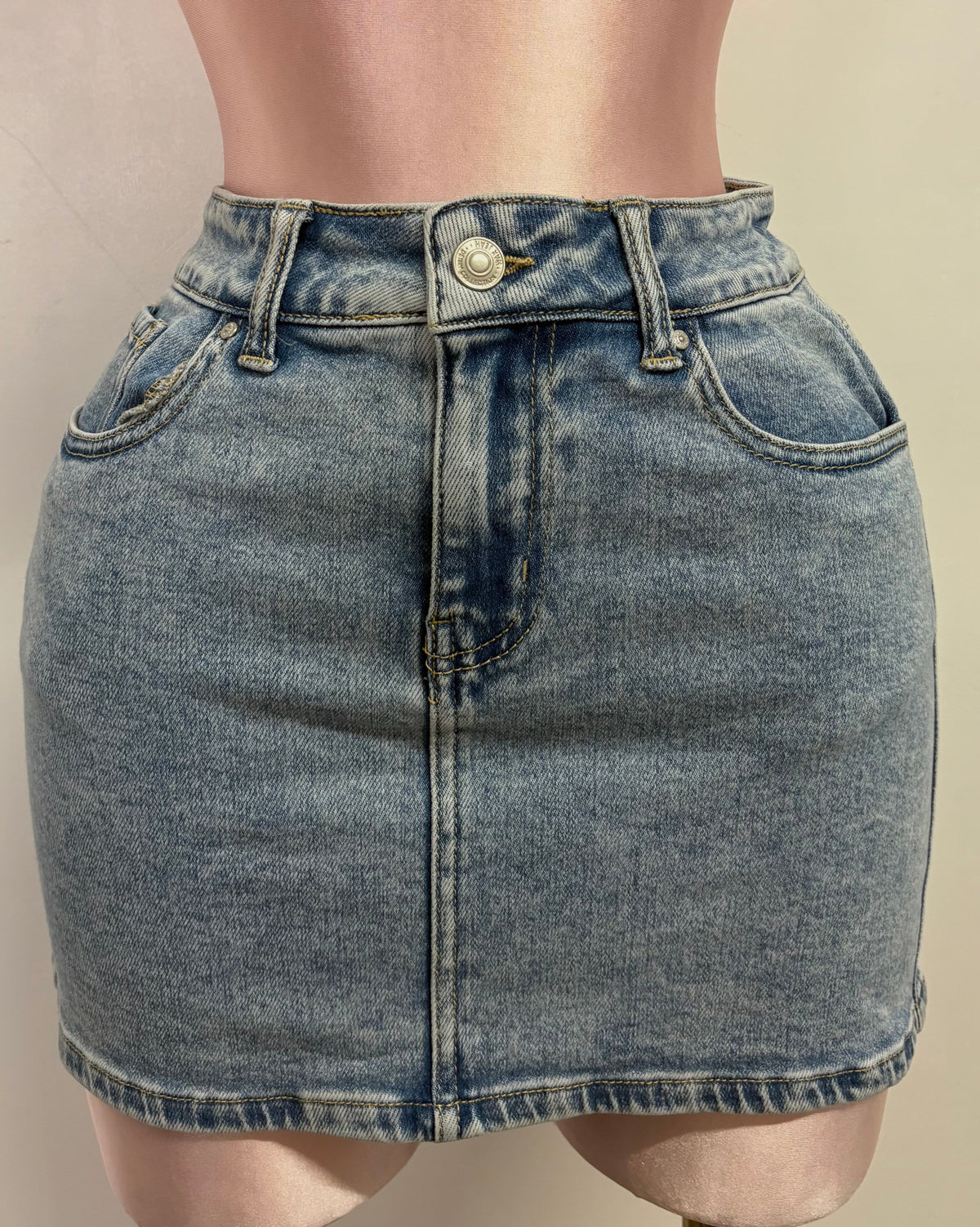Light Denim Skirt
