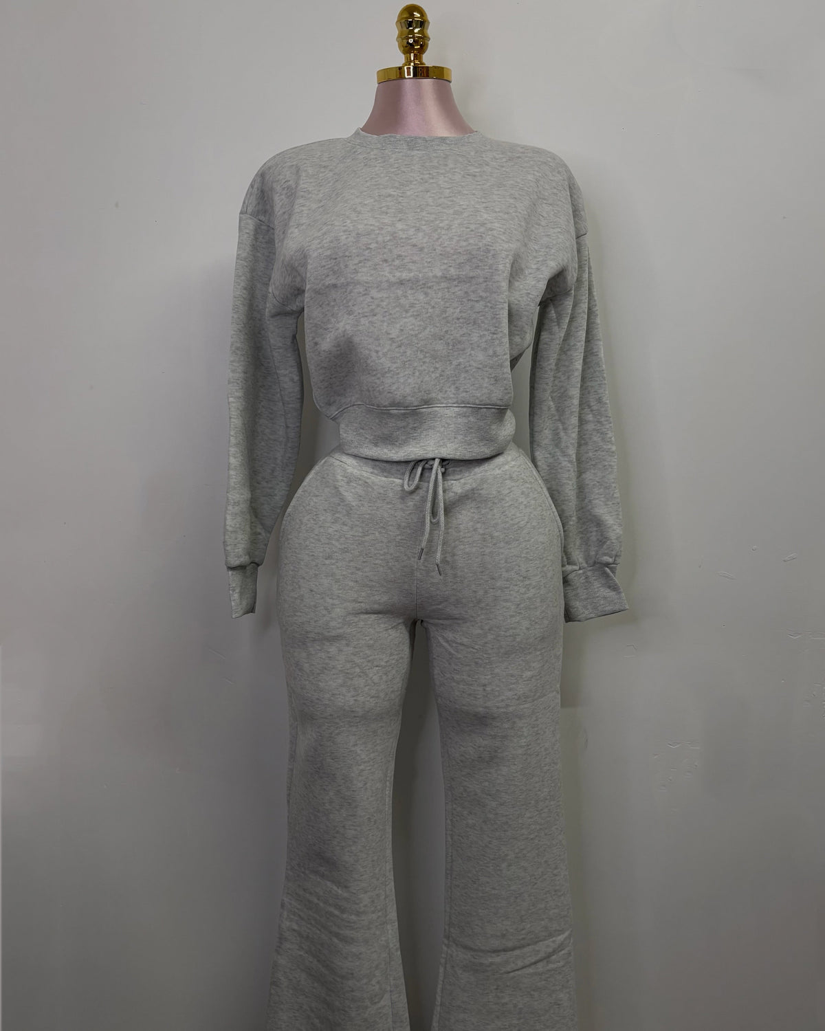 Cozy Flare Set - Gray