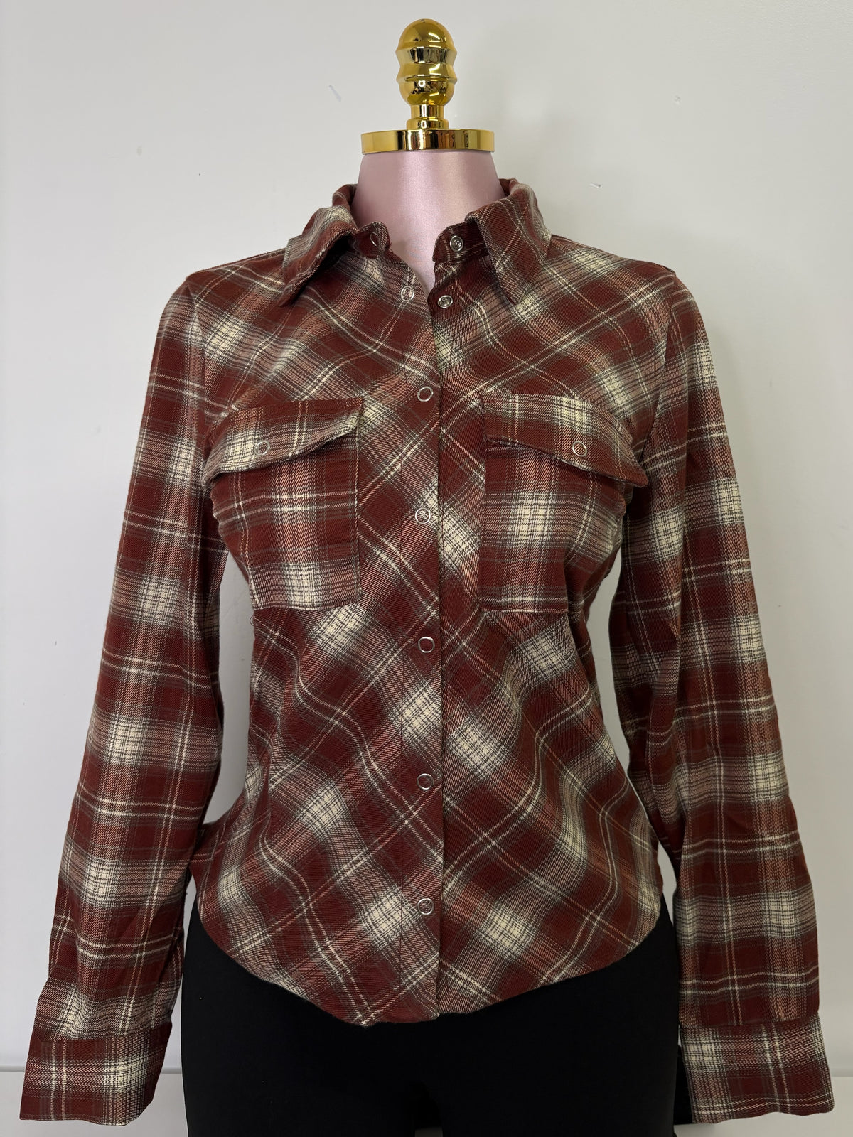 Autumn Plaid Shirt – Rust Bro