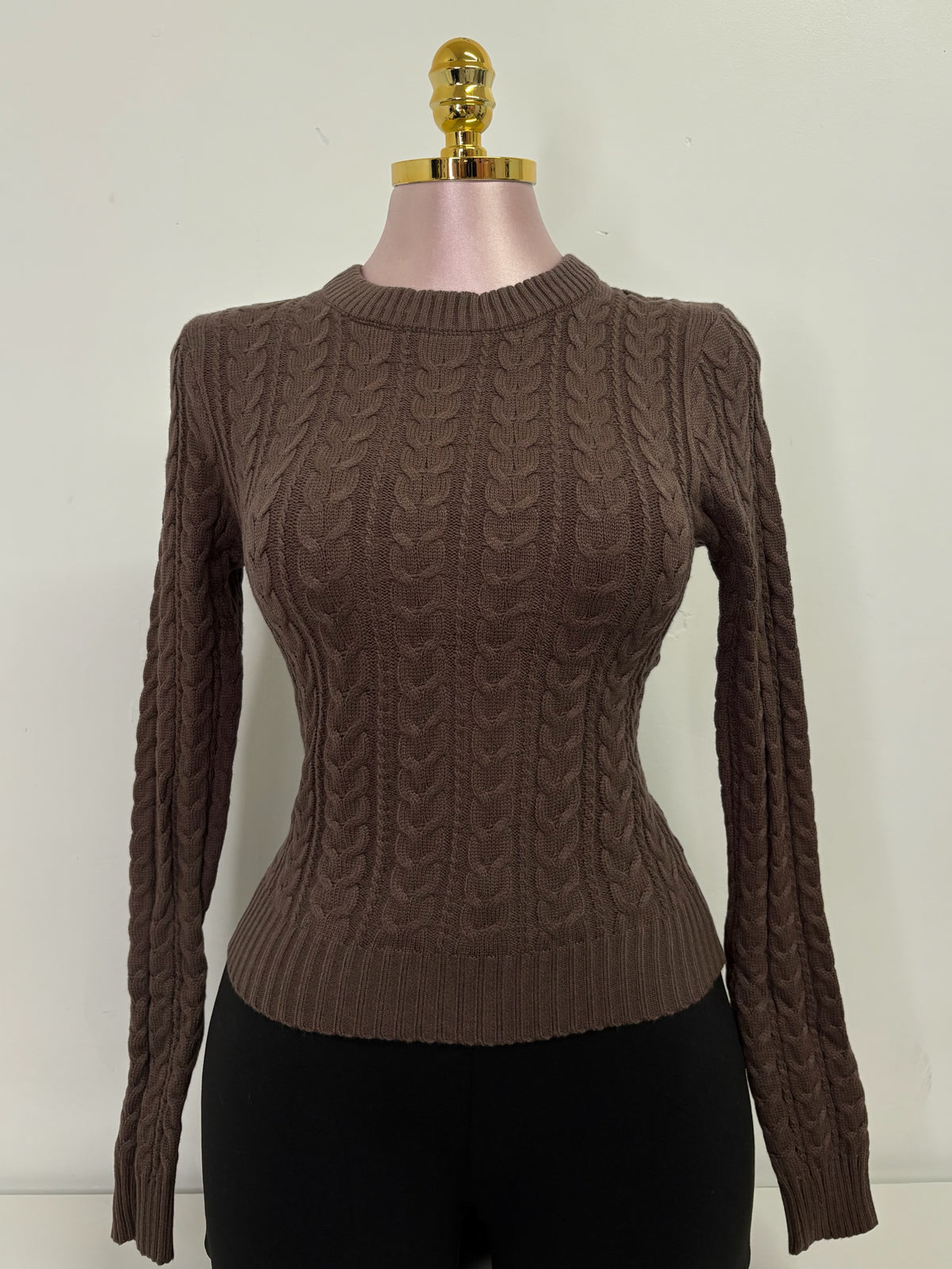 The Knit Sweater – Mocha